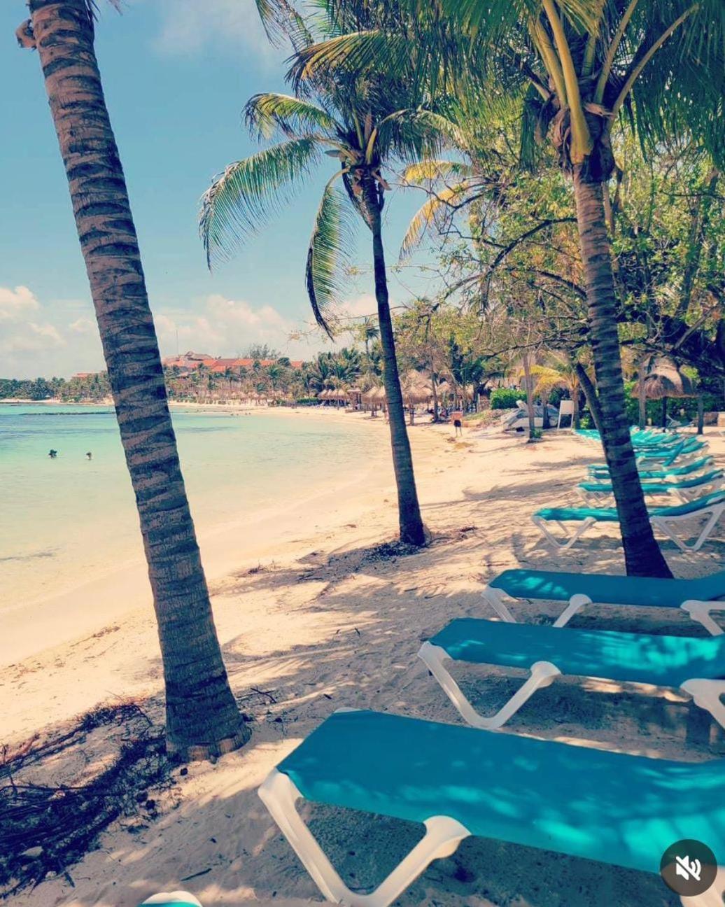 Апартаменты Puerto Aventuras, Departamento A Unos Pasos De La Playa Экстерьер фото